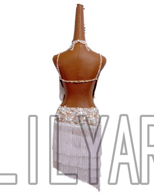 社交ダンス衣装 ラテンワンピースドレス