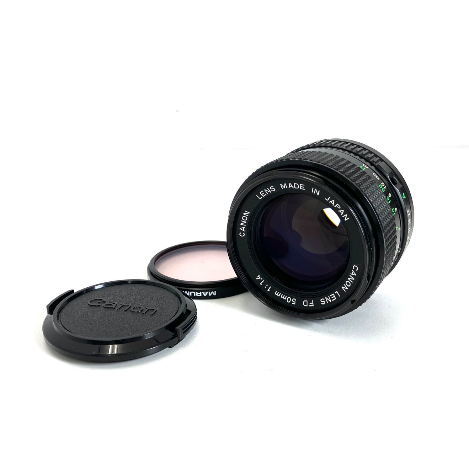 【589445】　Canon New FD 50mm F1.4 レンズ　外観美品