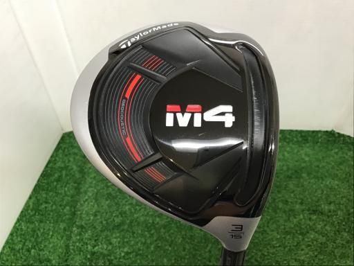 テーラーメイド M4 2021 3W フェアウェイウッド FW Fujikura ATMOS Red 6 フレックスS メンズ 男性用 右利き 右用 Bランク ゴルフクラブ