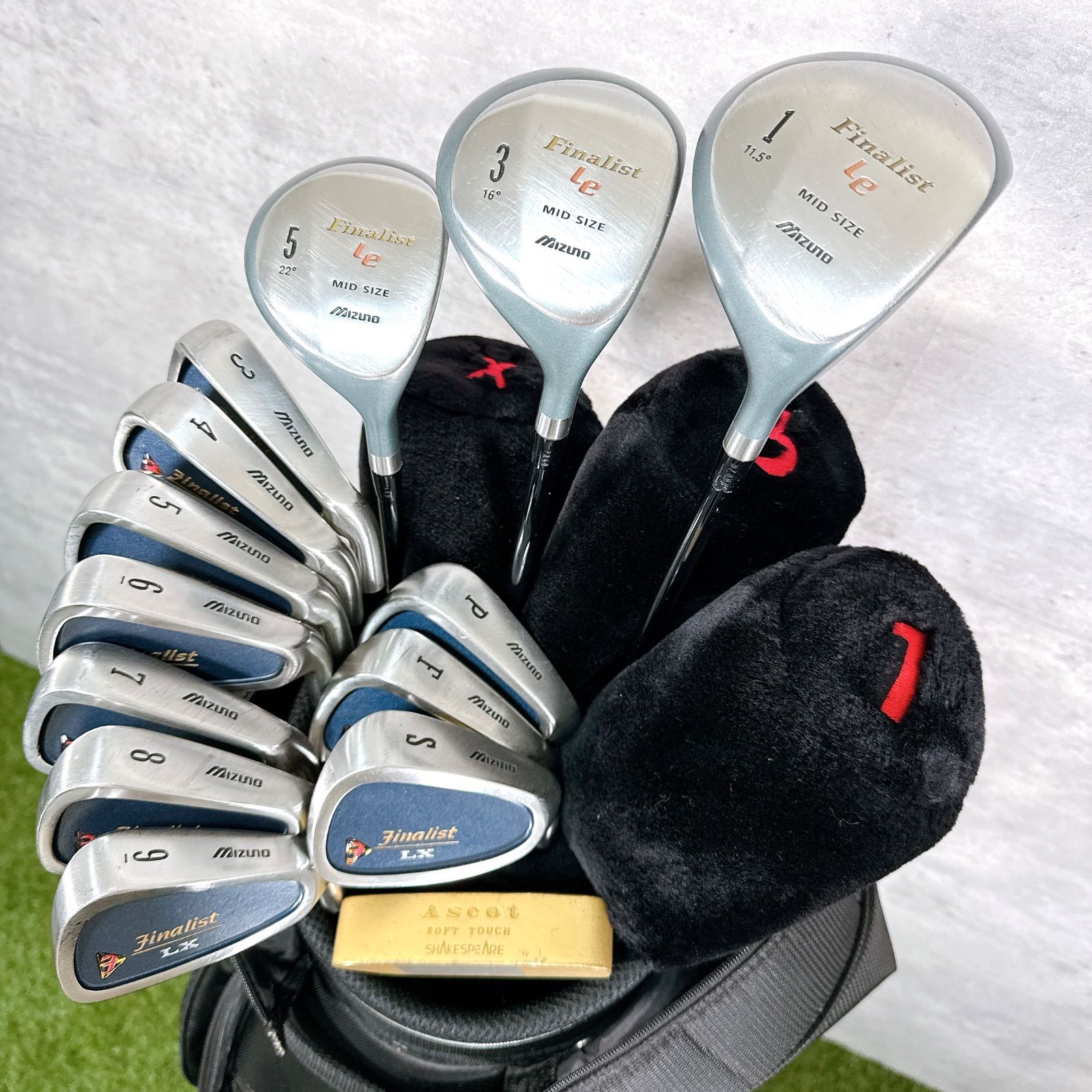 MIZUNO - Mizuno FINALIST クラブ バッグ セット 即ラウンド クラブ