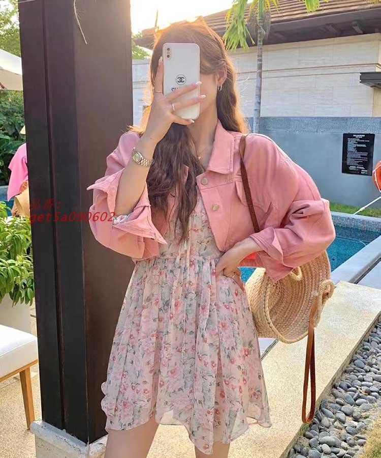 デニムジャケット レディース アウター ショート丈 おしゃれ 韓国 クロップド丈 秋 デニム ゆったり かわいい ボレロ 長袖 春 デニム get5a090602 SIROKUMA-CORPORATION_COM