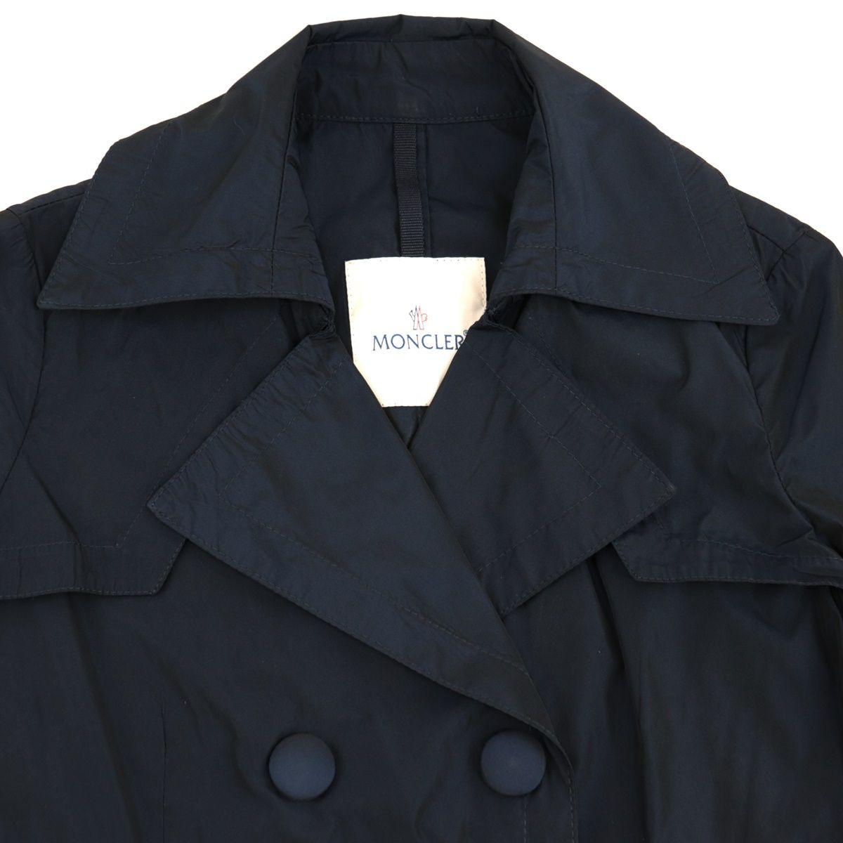 モンクレール　アウター　スプリングコート　トレンチコート　ネイビー　サイズ2 MONCLER モンクレール 22SS スプリングトレンチコート TEVENNEC