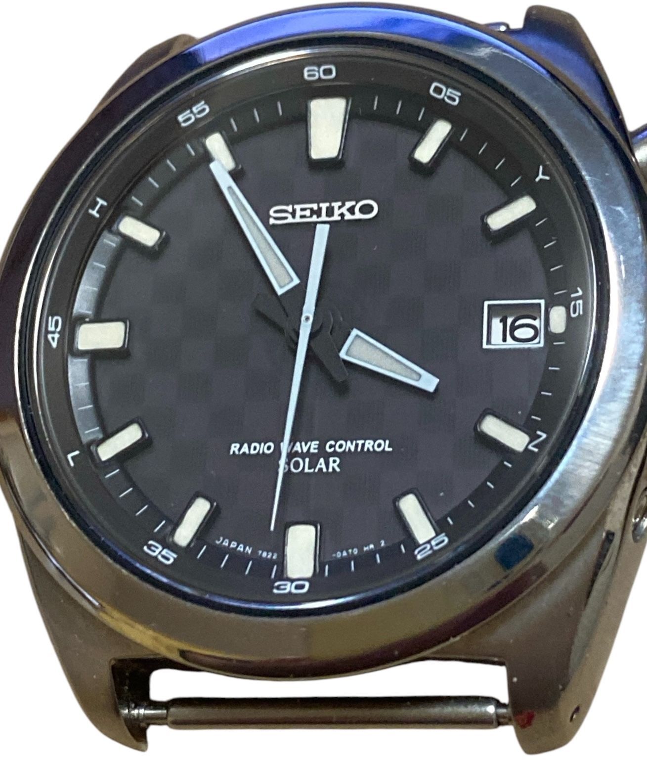 SEIKO スピリット 電波ソーラー腕時計  7B22 SEIKO - セイコー・スピリット・7B22-0BK0・電波ソーラー・ホワイト