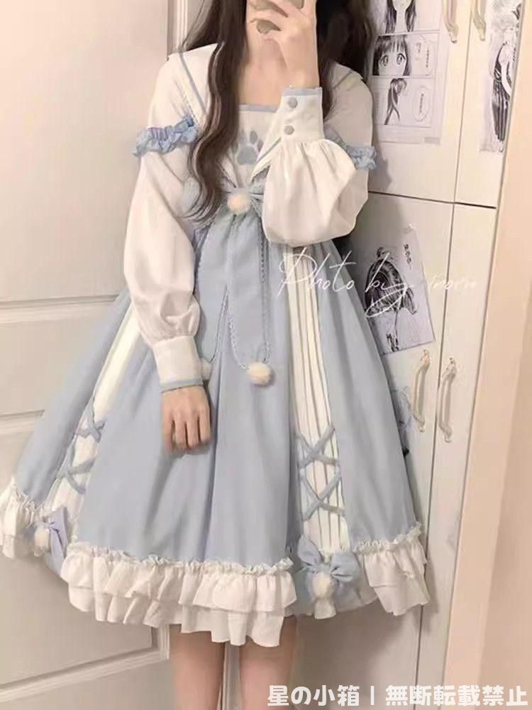 新品未使用 lolita 豪華姫系ワンピース 豪華フルセット 撮影会 舞台  