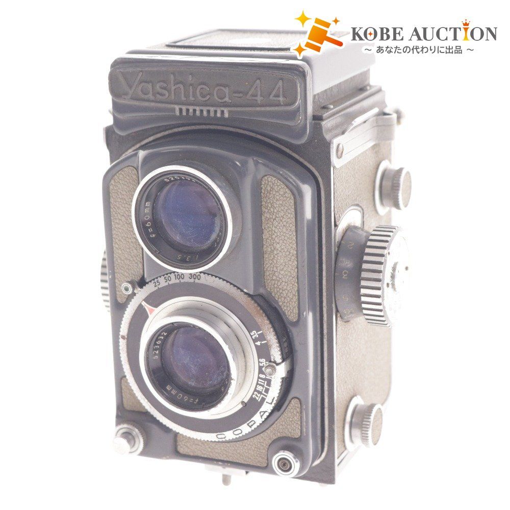 □ ヤシカ Yashica-44 二眼レフ フィルムカメラ カメラ 60mm F3.5 昭和