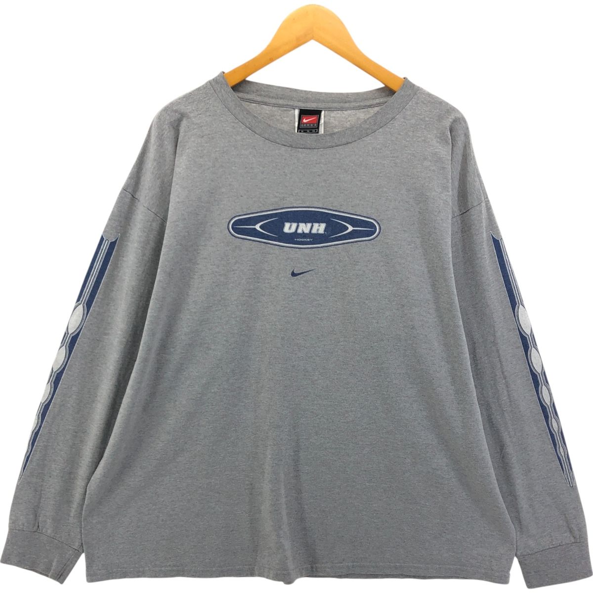古着 90~00年代 ナイキ NIKE TEAM ロングTシャツ ロンT メンズXL相当 