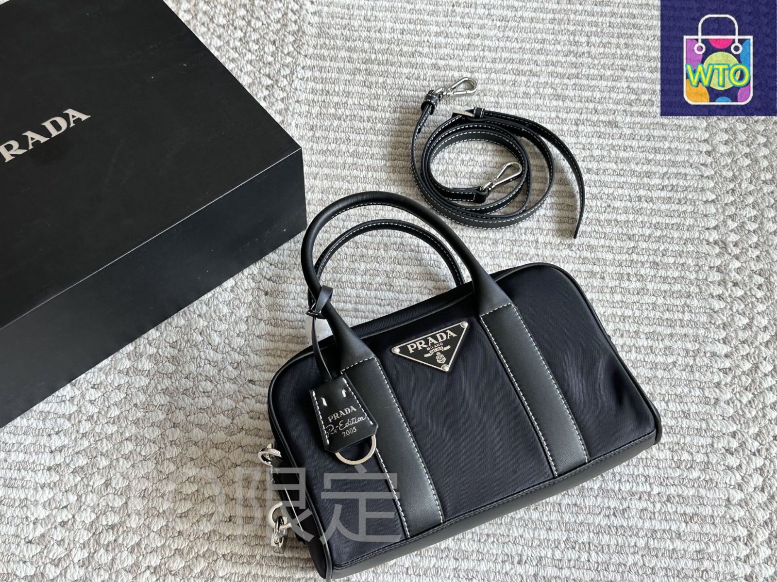 PRADA ナイロンボストンバッグ 今日WTO】Prada プラダ ボストンバッグ シリーズ 柔らかい