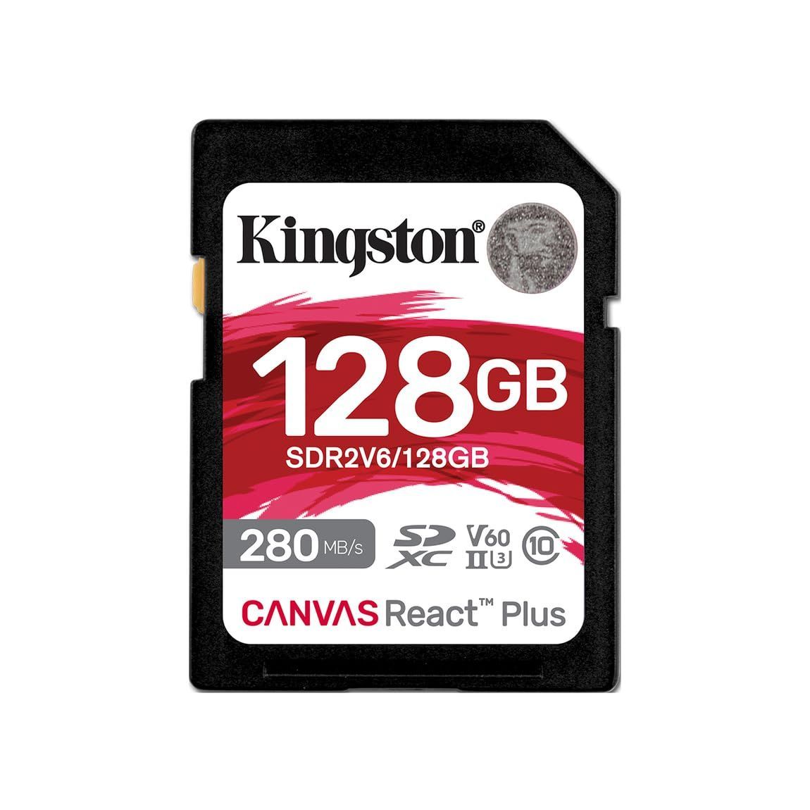 キングストン SDXCカード 128GB 最大280MB|s UHS-II V60 4K Canvas React Plus SDR2V6|128GB 製品寿命期間