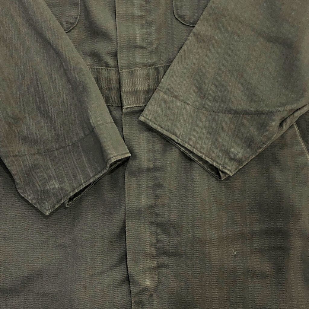  70年代 JCPenney ジェーシーペニー HBT ヘリンボーンツイル オールインワン ヴィンテージ オリーブ メンズ 38 S 古着 V 6404 その他 メンズ