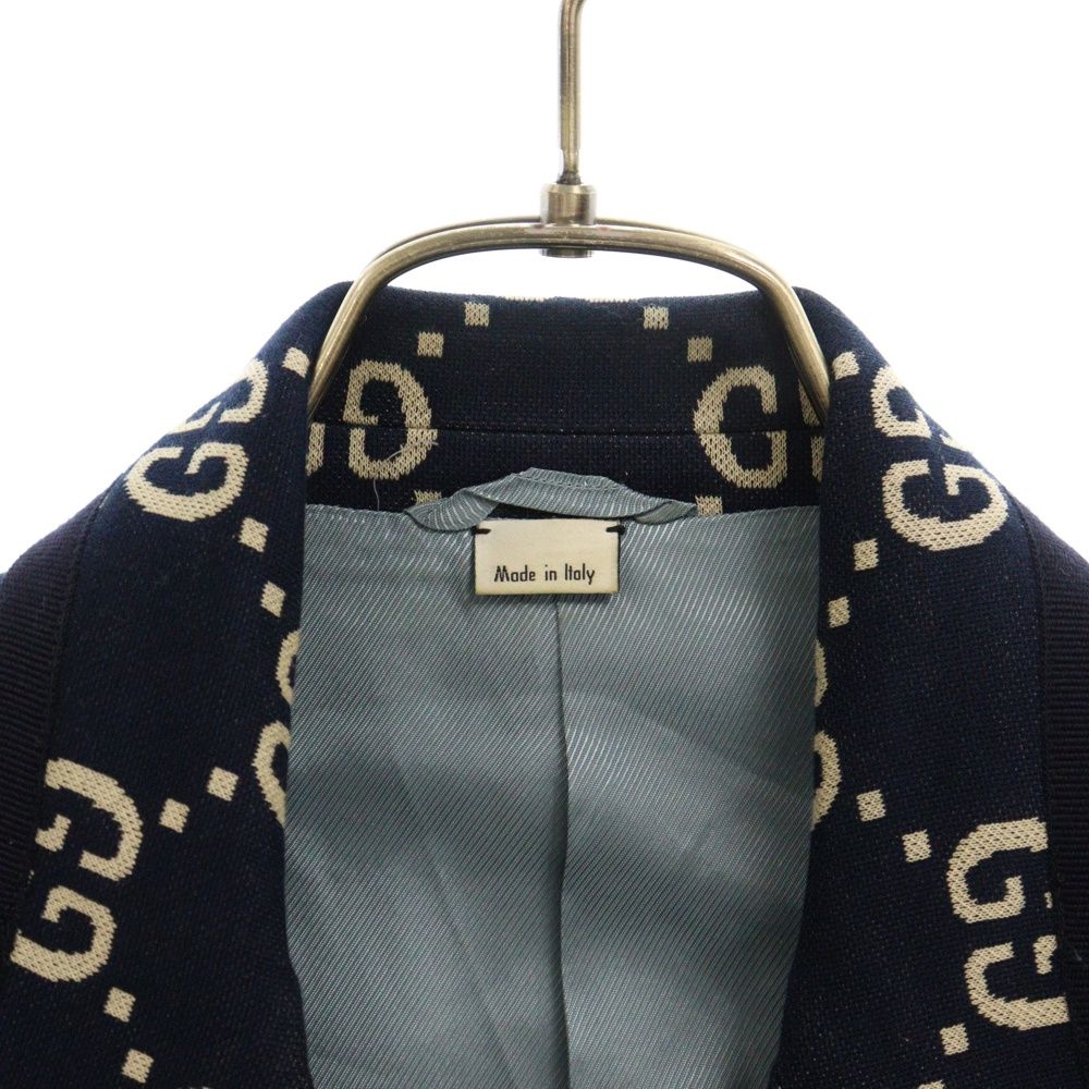 GUCCI (グッチ) 18AW GG JACQUARD JACKET ジャガードウールパイピング