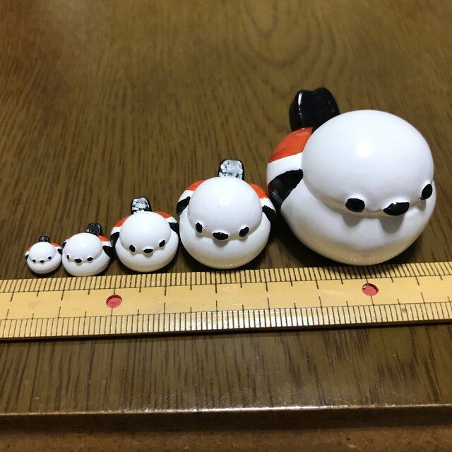 シマエナガモール形ド全サイズset