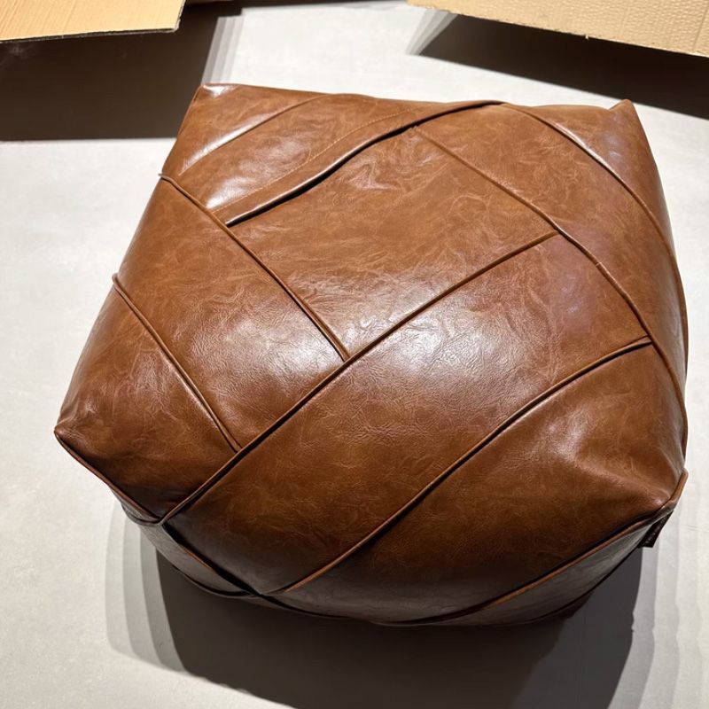 ins 人気商品 快適正座クッション 感 ソファー ソファ オットマン 北欧 家具 雑貨 レザー ローチェア 椅子 インテリア レザースツール 家庭用 レザークッション 立方体 チェア 椅子 おしゃれ 玄関ベンチ かわいい リビング インテリア
