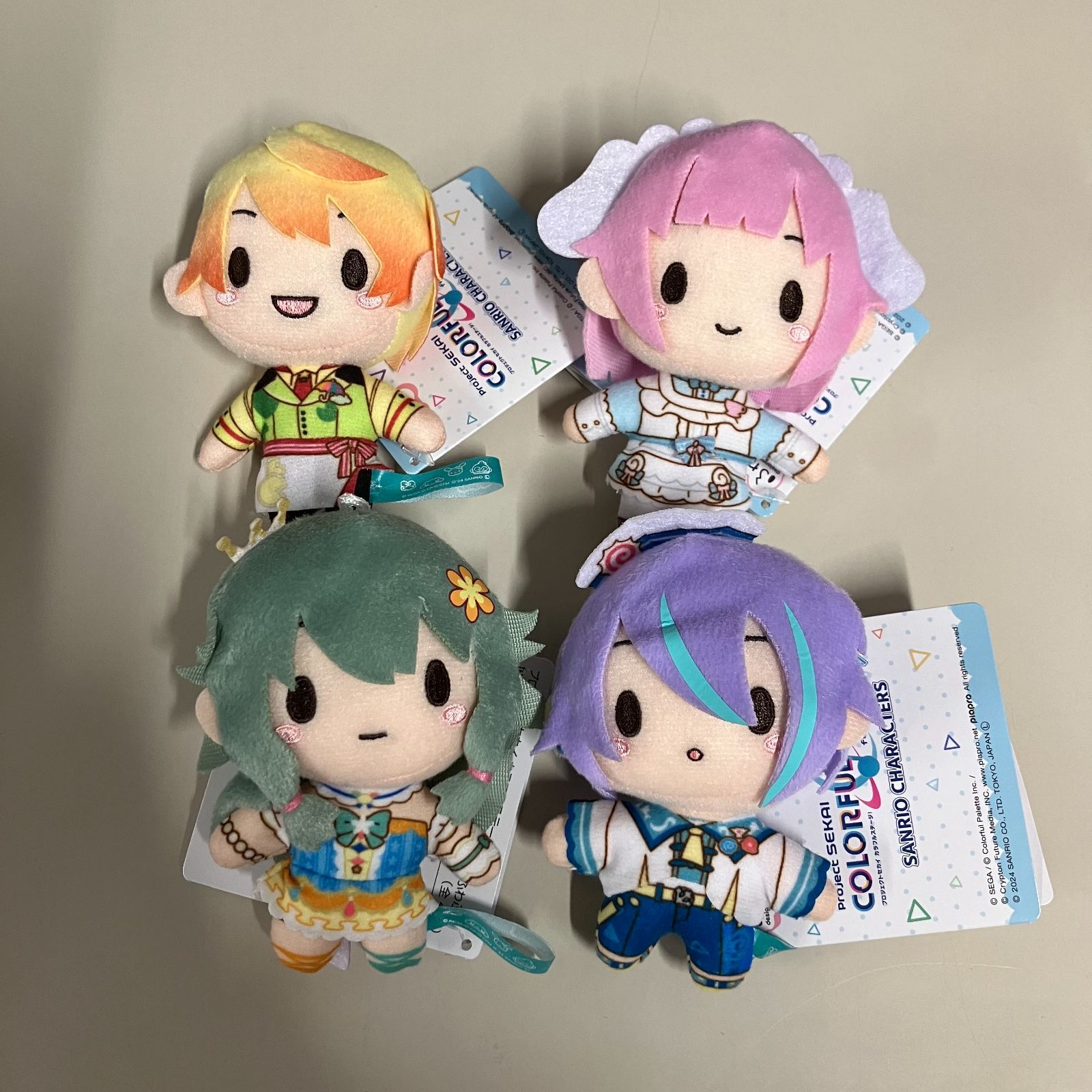 プロセカ サンリオ ふわぷちマスコット ワンダーランズショウタイム4種コンプ プロセカ ふわぷち マスコット サンリオ 4種コンプセット