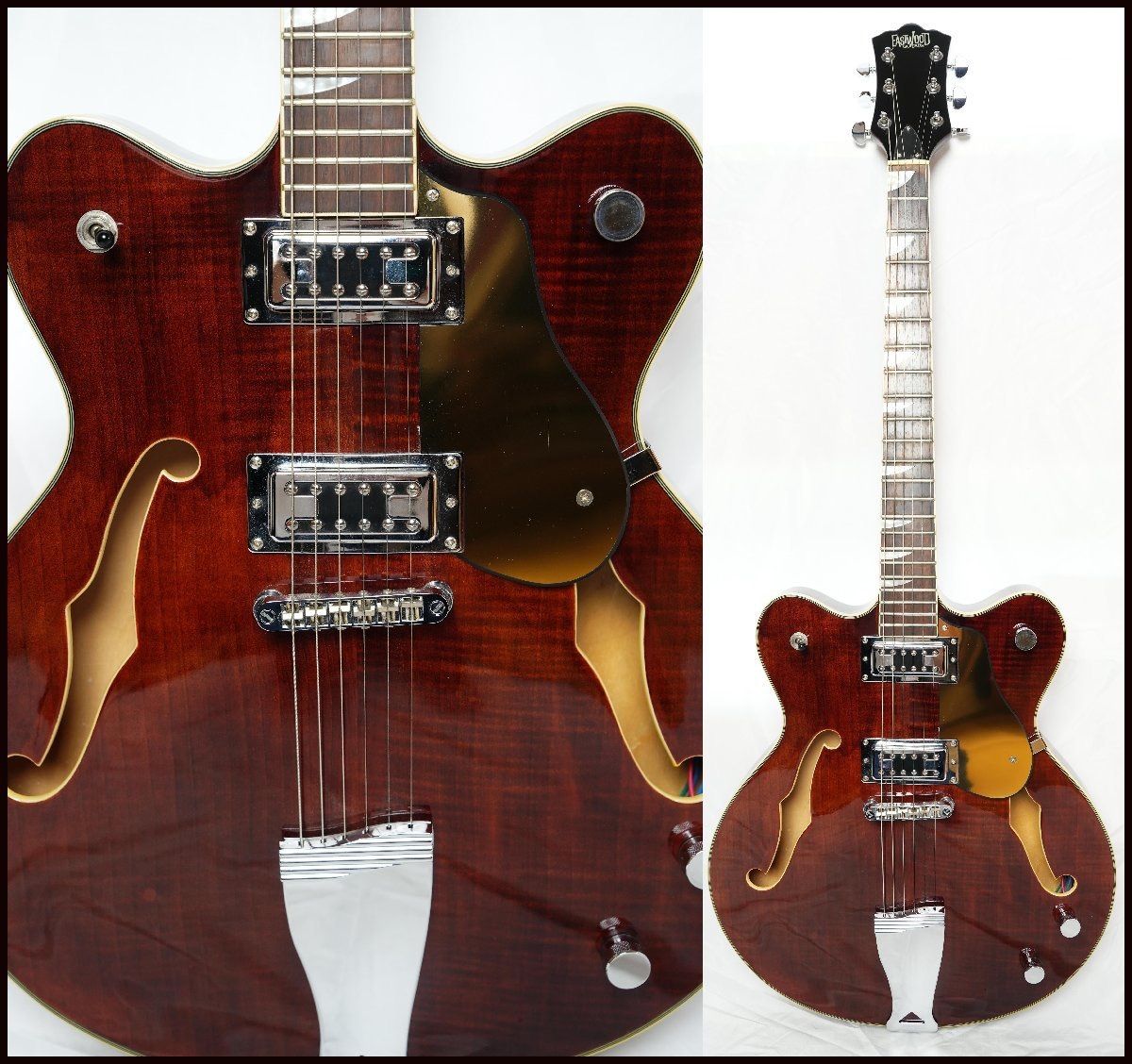 ☆EASTWOOD GUITARS☆CLASSIC 6 Walnut セミアコ 美品 HC付☆ - メルカリ