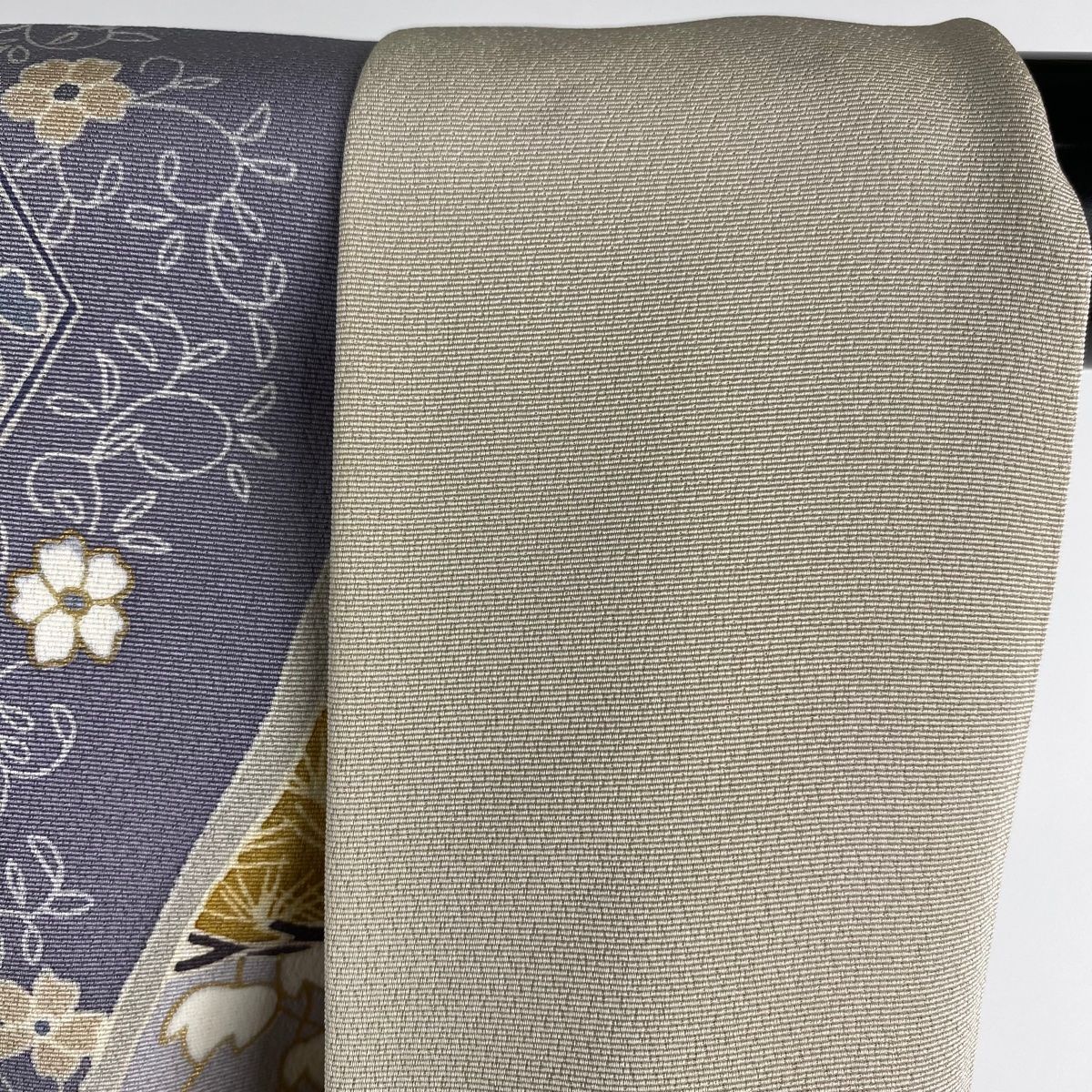 訪問着 競り 身丈159cm 裄丈64cm M 袷 やまと 松竹梅 建物 金糸 金彩  