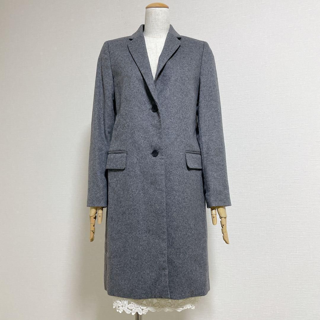 2025年最新 UNIQLO ウールカシミヤチェスターコート 新品未使用 新品未使用】UNIQLO ユニクロ ウールカシミヤ チェスターコート 2025年