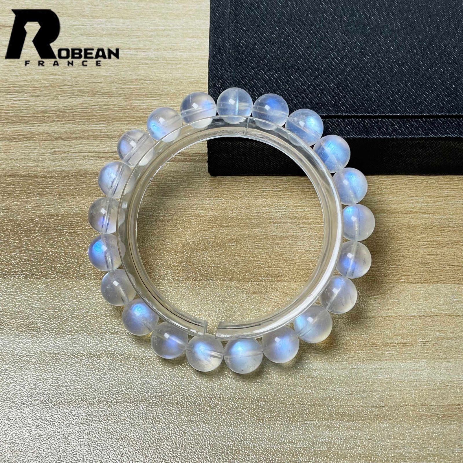 EU製 定価11万円 ROBEAN ブルームーンストーン パワーストーン 天然石 開運 お守り プレゼント1 9-9.6mm M0724967