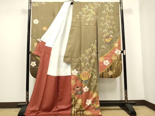 ブランド振袖 山本寛斎 豪華 刺繍 金駒 身丈178cm トールサイズ ブランド振袖 山本寛斎 豪華 刺繍 金駒 身丈178cm トールサイズ