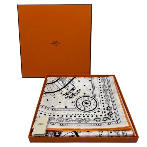 エルメス　カレ55 エルメス カレ55 Hermes Paris Station Bandana エルメス パリ