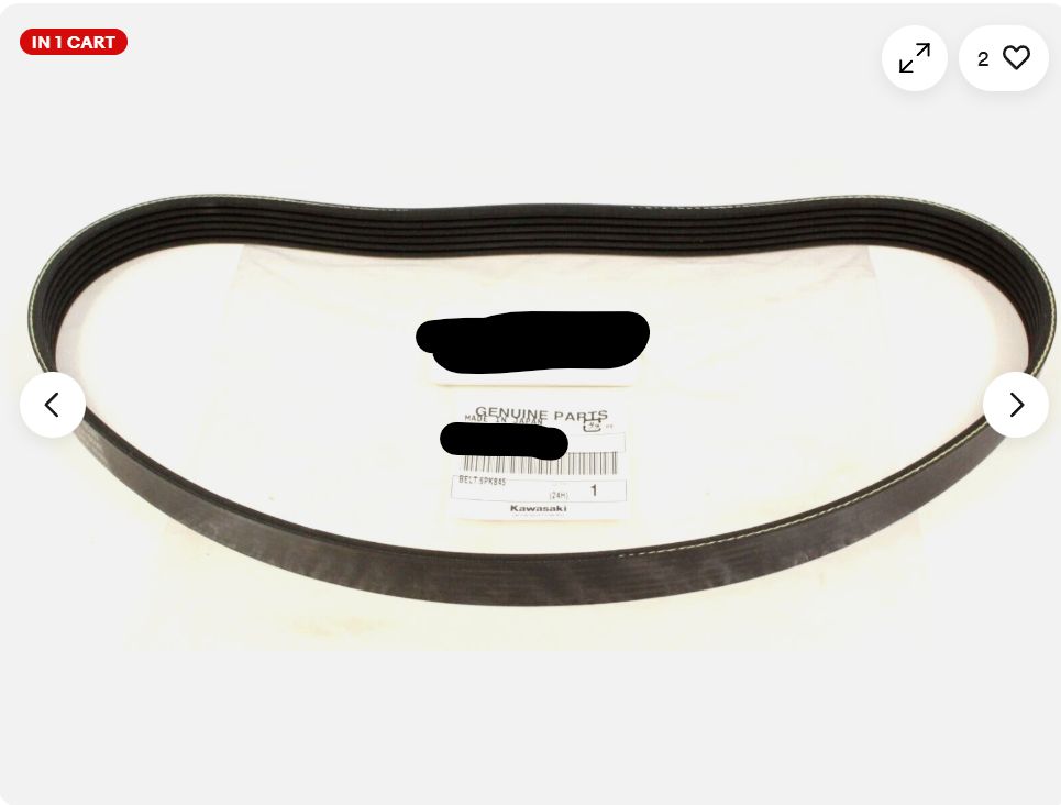 カワサキ純正ベルト6pk845 OEM部品