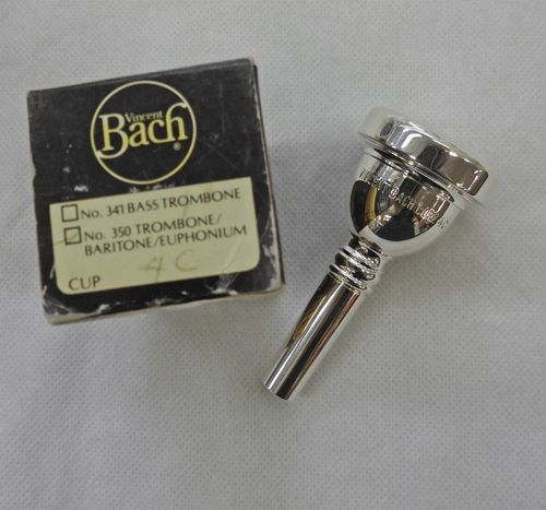 VINCENT BACH .CORP 12トロンボーン/ユーフォニアム用 細管用 V.バック)トロンボーン(ユーフォニアム兼用）マウスピース 12 細管