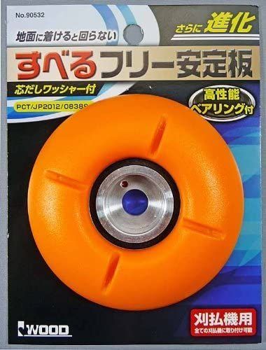 2点専用出品 アイウッド 90532 草刈機 刈払機 用安定板 すべるフリー安定板