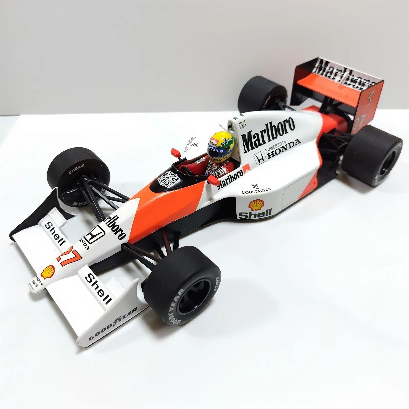 【専用】PMA 1/18 マクラーレン ホンダ MP4/5B 1990 ワールドチャンピオン #27 No.540901827 アイルトン・セナ セナコレ MINICHAMPS McLaren【20 レーシングカー