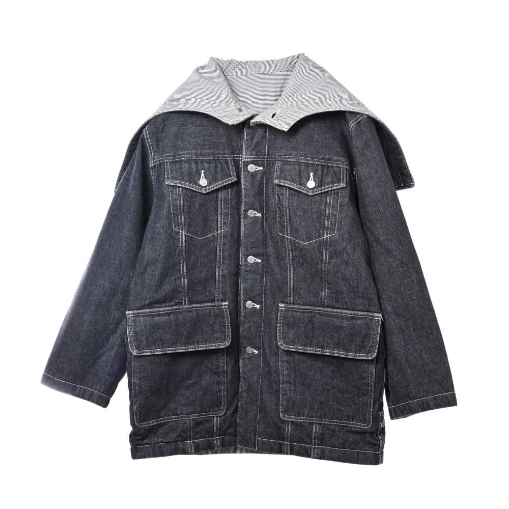 IS イッセイミヤケ　ヴィンテージ　デニムジャケット　80’s 80s i.s. issey miyake ボンバージャケット デニムジャケット - メルカリ