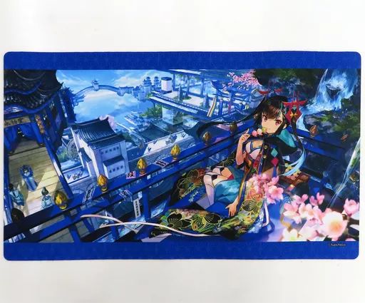 雑貨 藤ちょこイラスト Aデザイン 大判ラバーマット コトブキヤくじ 藤ちょこ A賞-1