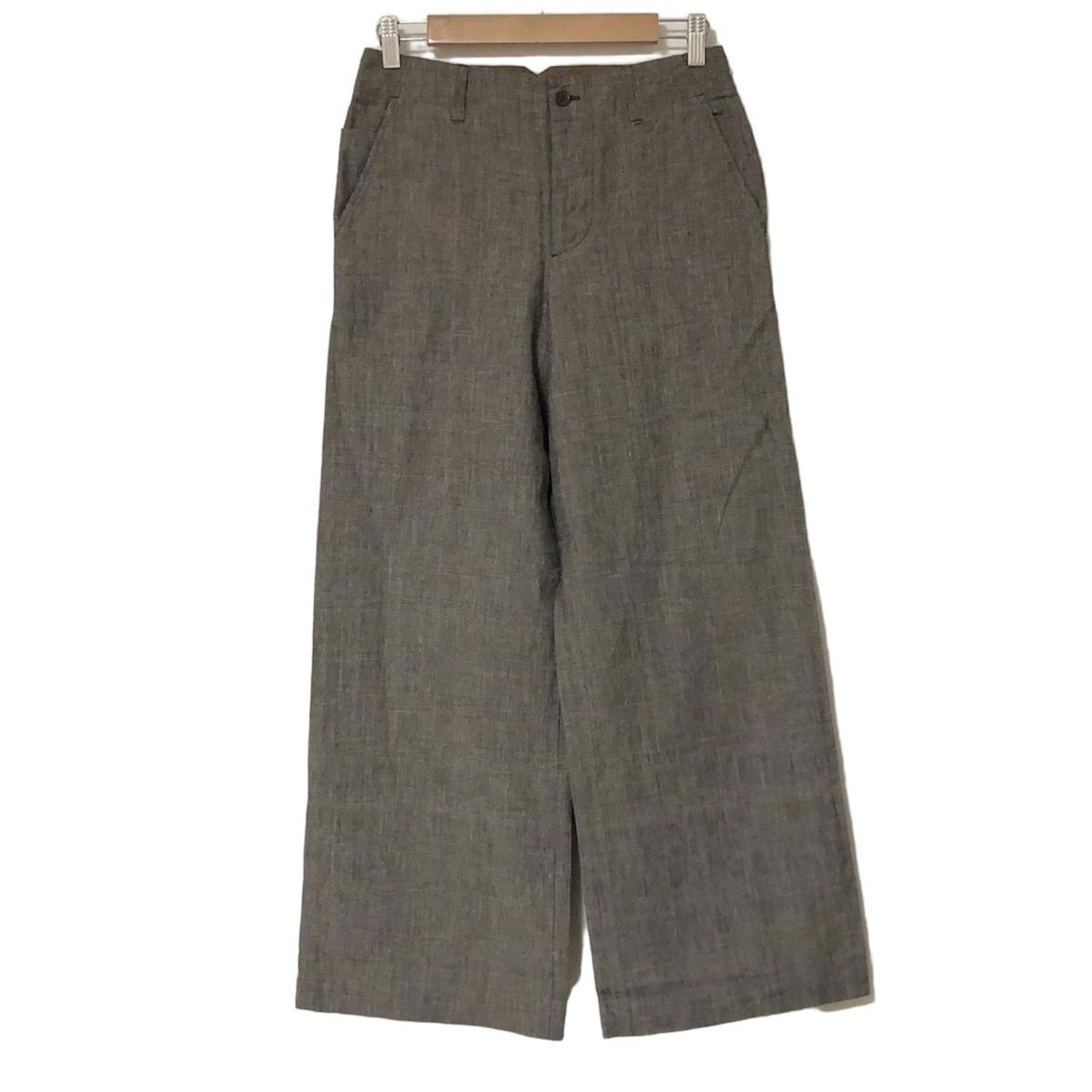 MargaretHowell マーガレットハウエル パンツ サイズ1 S レディース - ダークブラウン フルレングス|グレンチェック柄