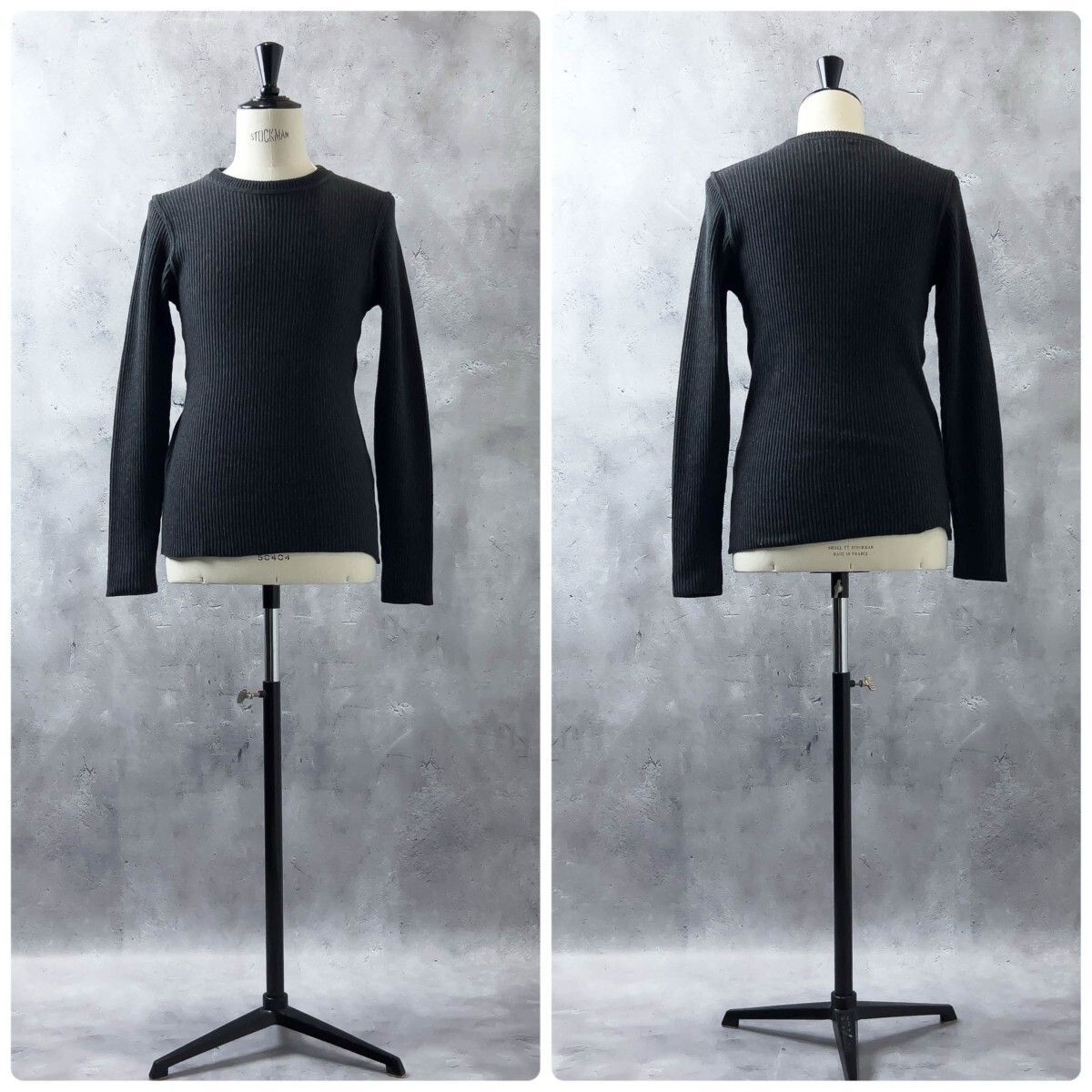極美品 WESTRIDE ウエストライド CLASSIC RIB SWEATER バイカー仕様 