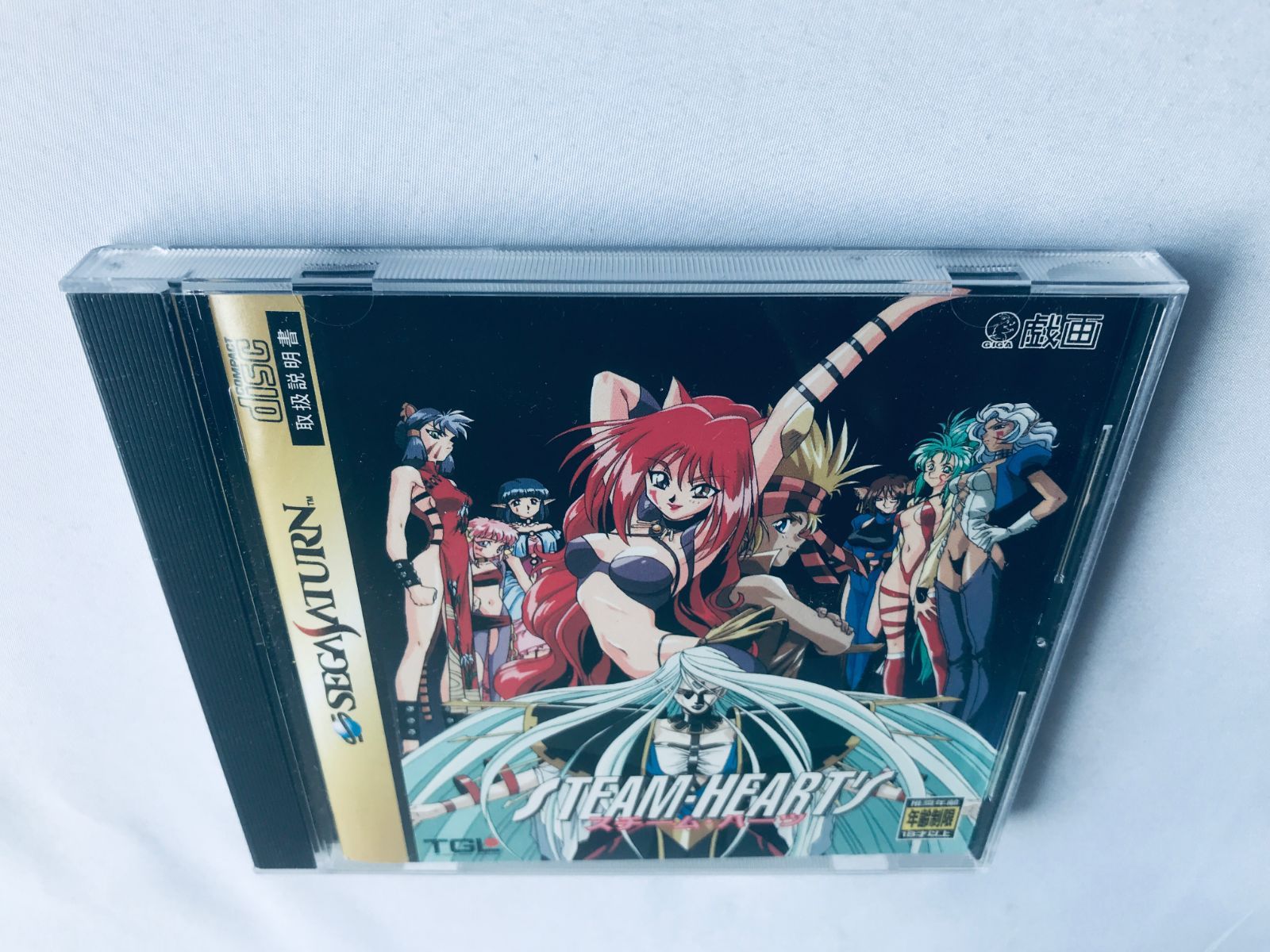 STEAM-HEARTS スチームハーツ 帯 ハガキ付き セガサターン SS