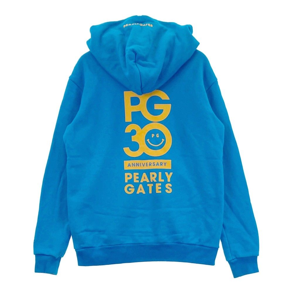 サイズ：0 PEARLY GATES パーリーゲイツ ジップパーカー ブルー系