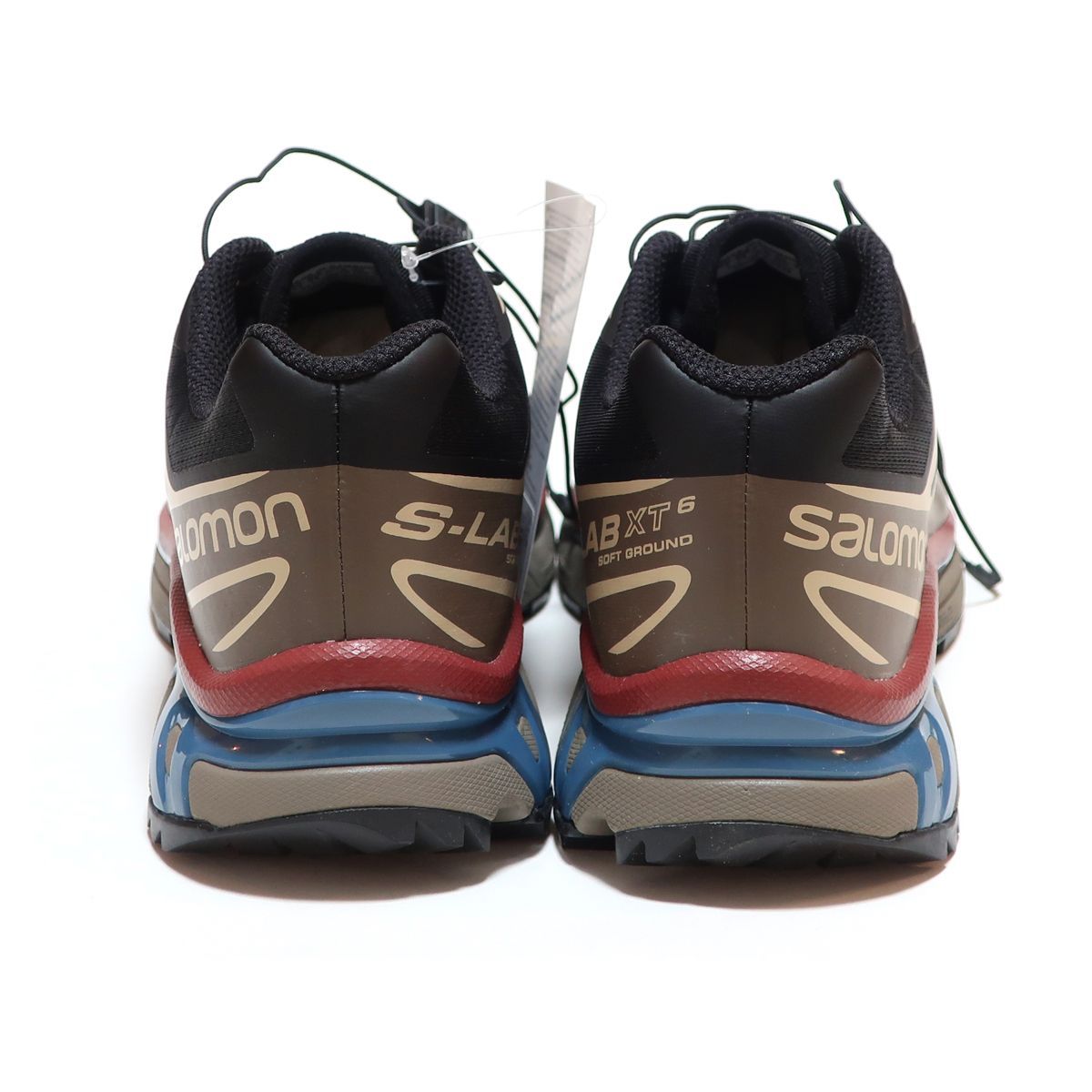 SALOMON XT-6 BLACK/FALCON/COW HIDE MENS US12 30cm L47293800 