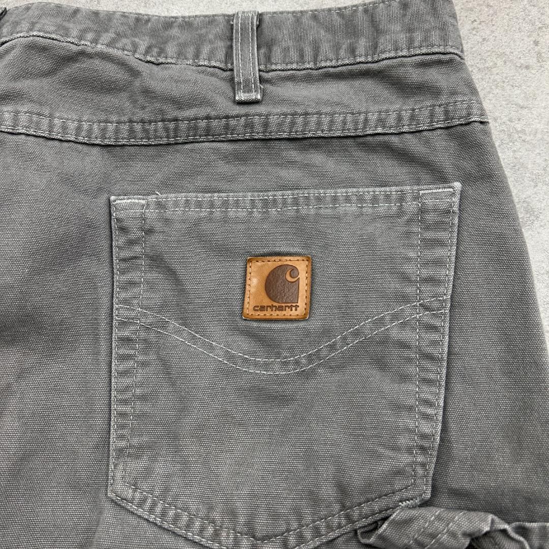 カーハート ダックペインターパンツ 古着 CHR チャコールグレー