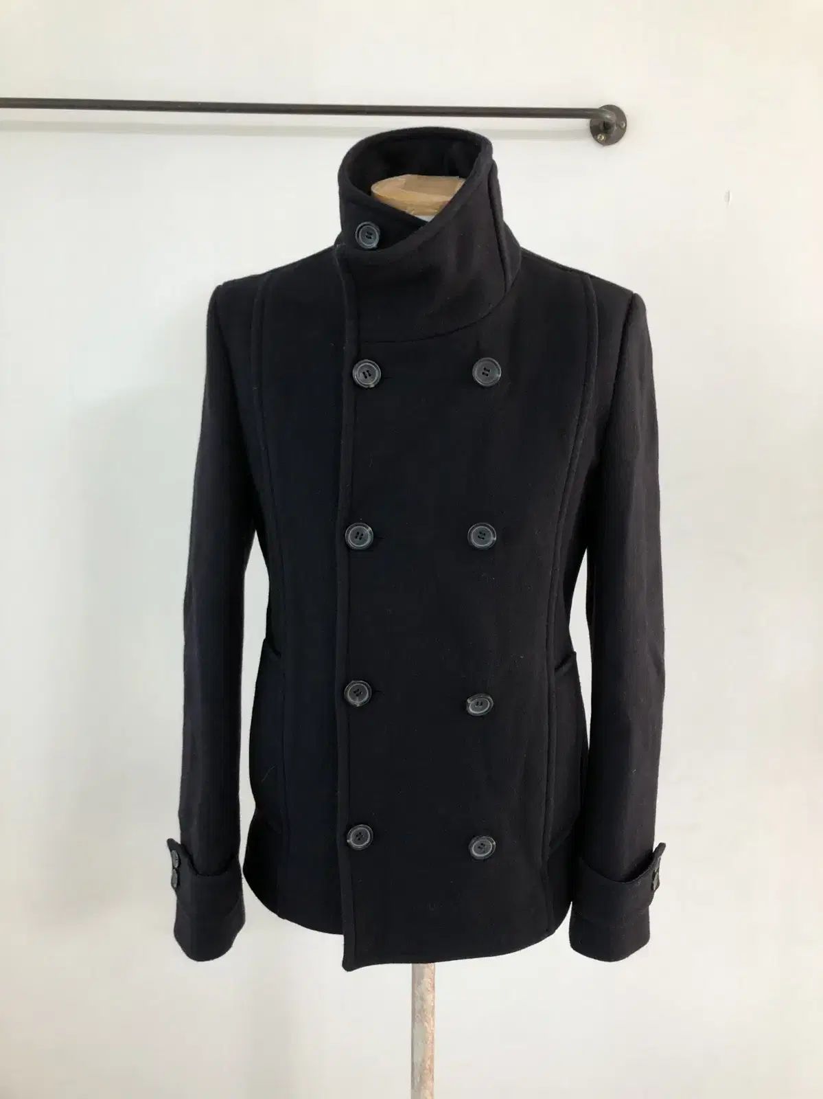 PIACENZA ピアチェンツァ　チェスターコート　ブラック　YELL MIWA PIACENZA ピアチェンツァ チェスターコート ブラック YELL MIWA