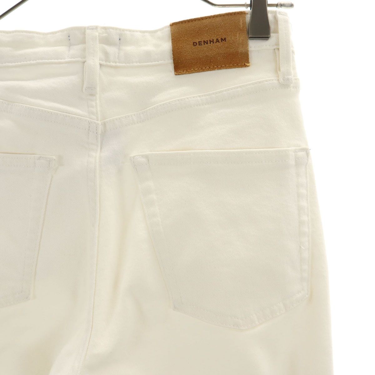 DENHAM デンハム スキニーデニムパンツ W25 白 ストレッチ ジーンズ 