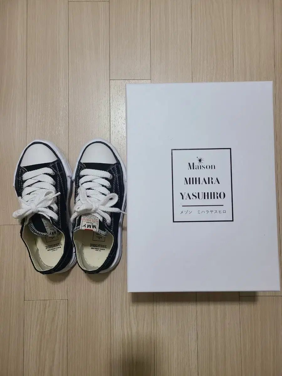 Maison MIHARA YASUHIRO メゾンミハラヤスヒロ ピーターソン OG 黒 38