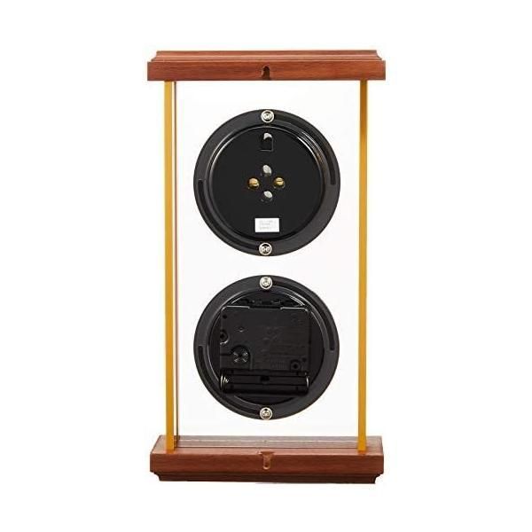 EMPEX エンペックス気象計 SUPER EX PRESEED スーパーEX温 湿度 時計 置き型 ウッド 25.5X14.3X STEELWINDOWSANDDOORS_COM