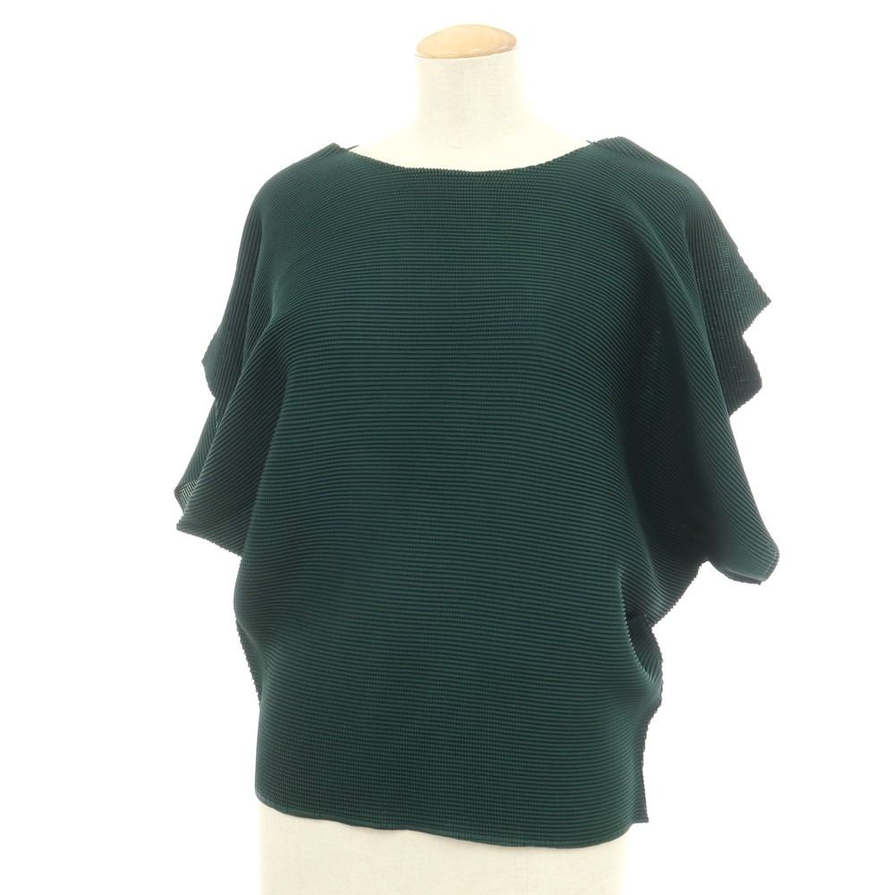 ISSEY MIYAKE ME 半袖 ダークグリーン イッセイミヤケダークグリーン