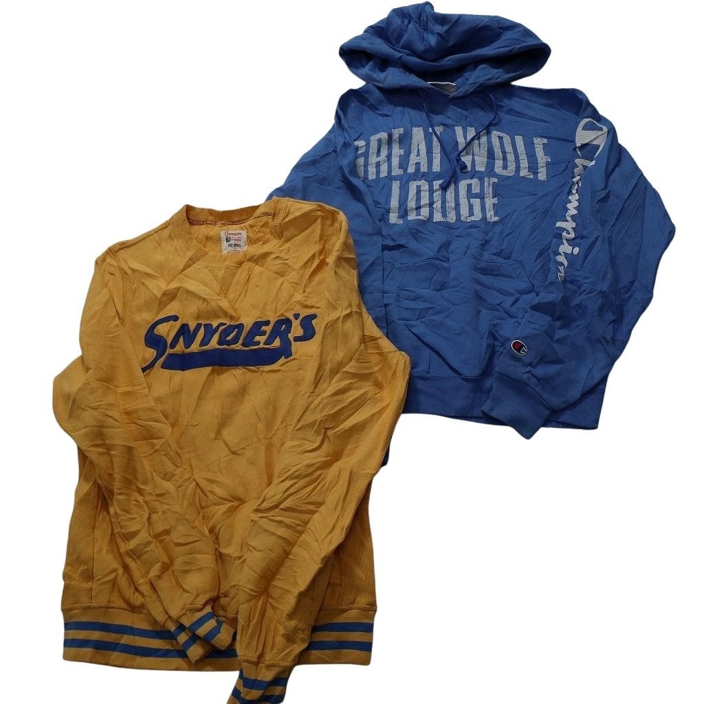 古着卸 まとめ売り チャンピオン Champion スウェット 8枚セット メンズ Ｓ カレッジ風 フルジップ アームロゴ 古着 NC0985