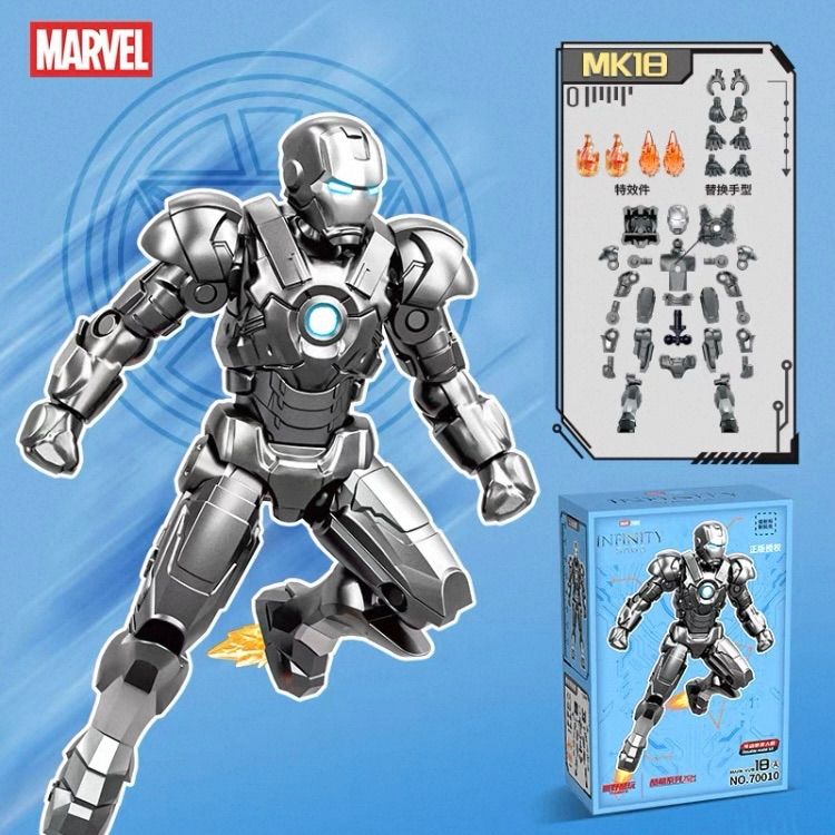 Ironman Figure (5) / マーベル アイアンマン ZD TOYS マーベル アイアンマン MK5 4インチ MARVEL IRONMAN