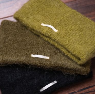 キネマ　kinema mohair hair band Dark Green新品 キネマ kinema mohair hair band Dark Green新品