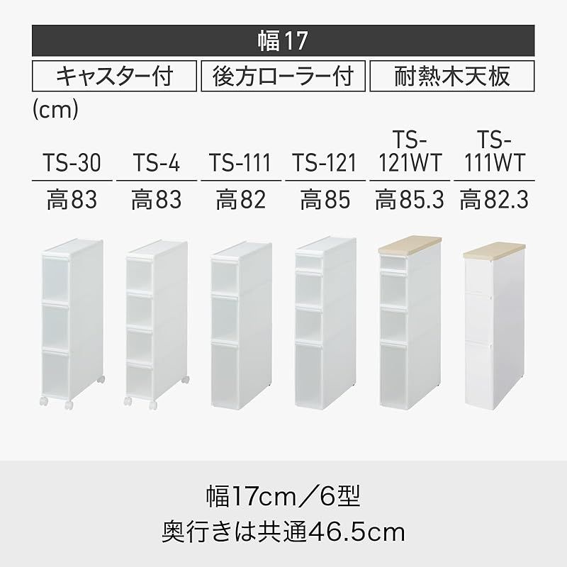 3段 約幅17x奥46.5x高82cm