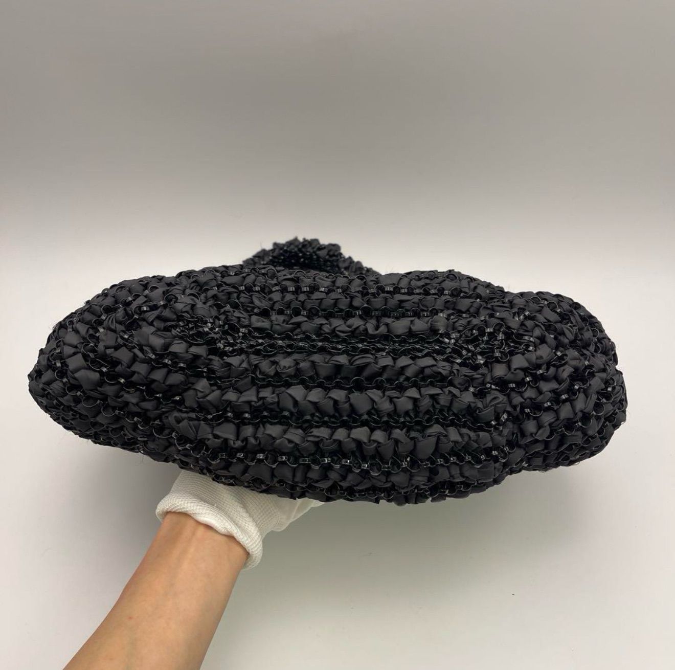 ワイヤーバッグ ブラック