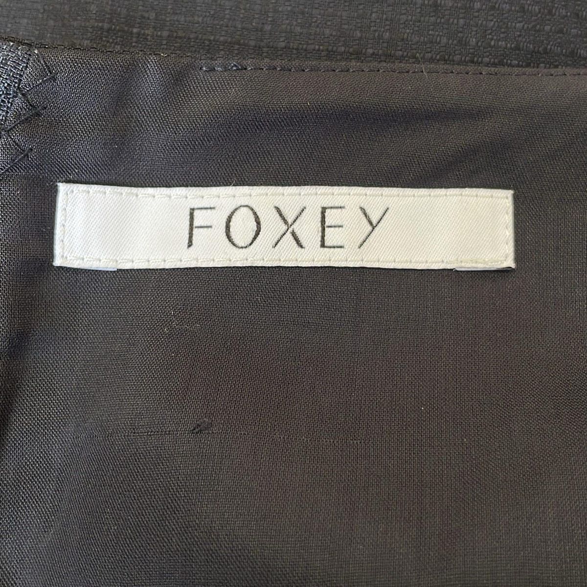FOXEY(フォクシー) ワンピース サイズ38 M レディース - 黒
