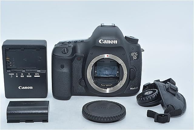 393 ショット数5187回ストラップ付き Canon デジタル一眼レフカメラ EOS 5D Mark III ボディ EOS5DMK3