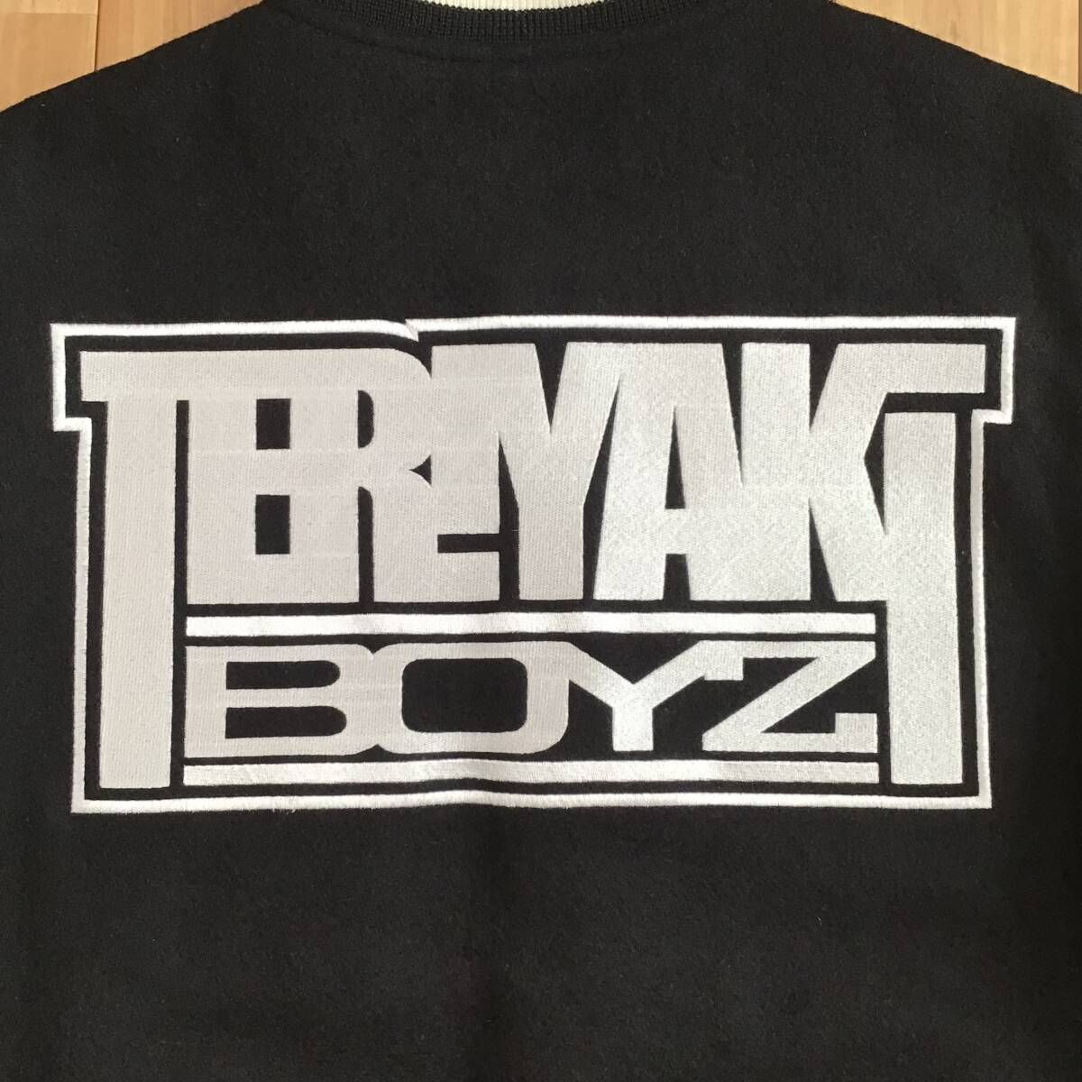 ☆Kanye West着用☆ TERIYAKI BOYS 袖レザー スタジャン Mサイズ a 