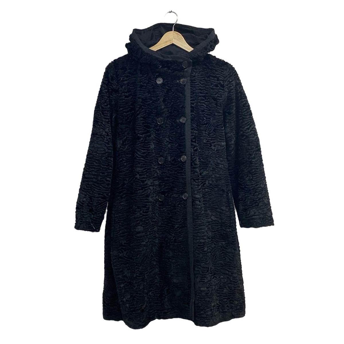 S Max Mara マックスマーラ コート サイズ40 M レディース - 黒 長袖|リバーシブル|冬