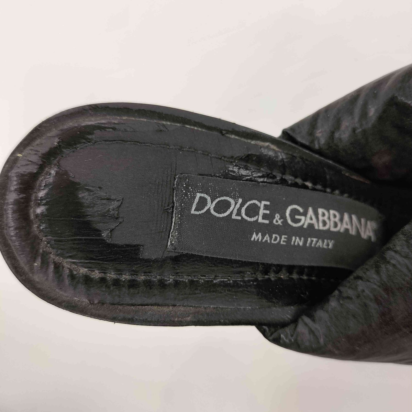 ドルチェアンドガッバーナ DOLCE&GABBANA padded mule sandals